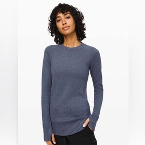 Lululemon Still Lotus Sweater *Reversible Blue